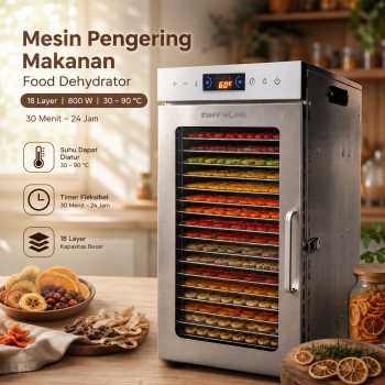 TaffHOME Mesin Pengering Makanan Food Dehydrator Touch Panel - LT60