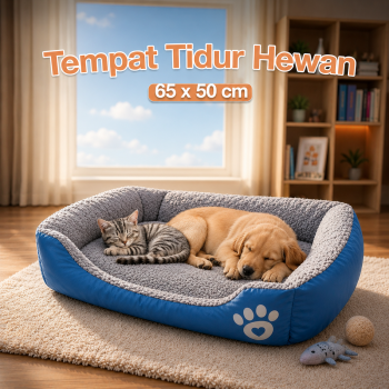 Gambar produk Naturelife Tempat Tidur Hewan Peliharaan Anjing Kucing Pet Dog Bed Size L - NR884