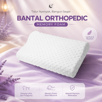 Bantal Orthopedic Memory Foam Slow Rebound - OPP10