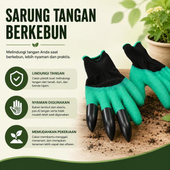 Gambar produk TaffHOME Sarung Tangan Berkebun Antislip Spandex - CZ-0146