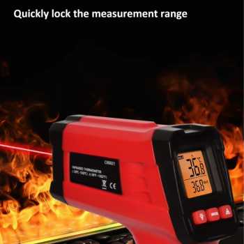 Gambar produk Anseny Termometer Industrial Digital Thermogun Infrared Dual Color LCD - CX6022 - 3