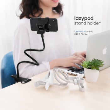 Gambar produk TaffSTUDIO Lazypod Stand Holder Clamp Universal HP Tablet Monopod 57cm - Tripod-8-1