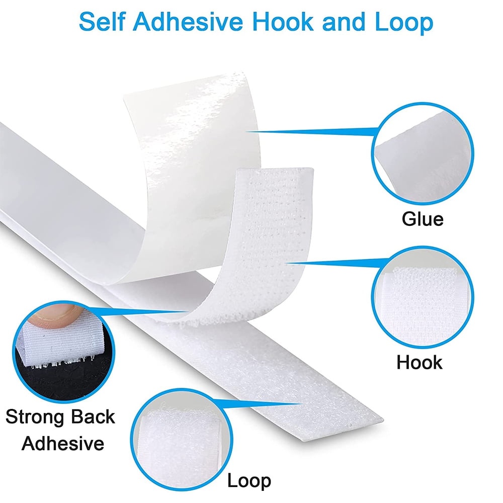 HAFINE Lakban Velcro Hook and Loop Magic Nylon Sticker 3cm 1M - ZNK110 Gambar produk HAFINE Lakban Velcro Hook and Loop Magic Nylon Sticker 3cm 1M - ZNK110 - 1