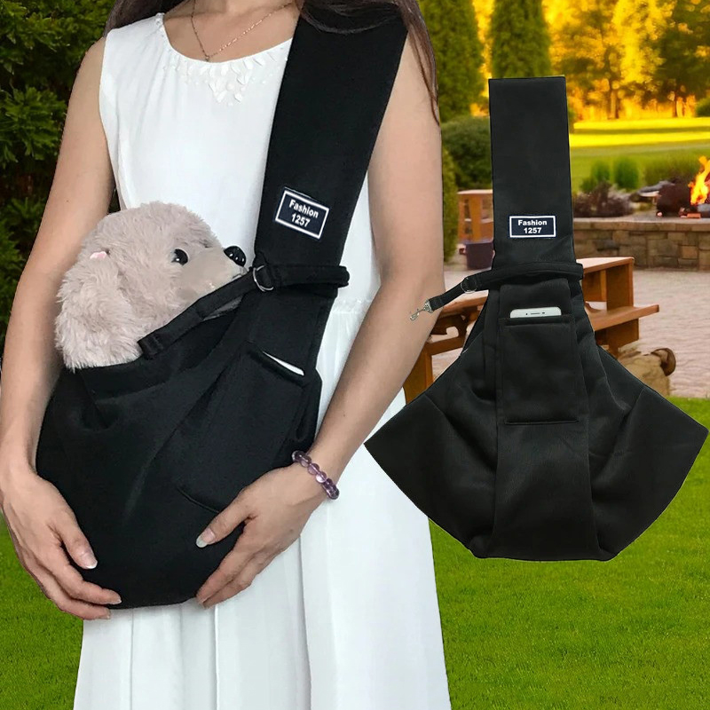 PETO Tas Gendongan Anjing Kucing Portable Pet Crossbody Bag - P320 Gambar produk PETO Tas Gendongan Anjing Kucing Portable Pet Crossbody Bag - P320 - Utama