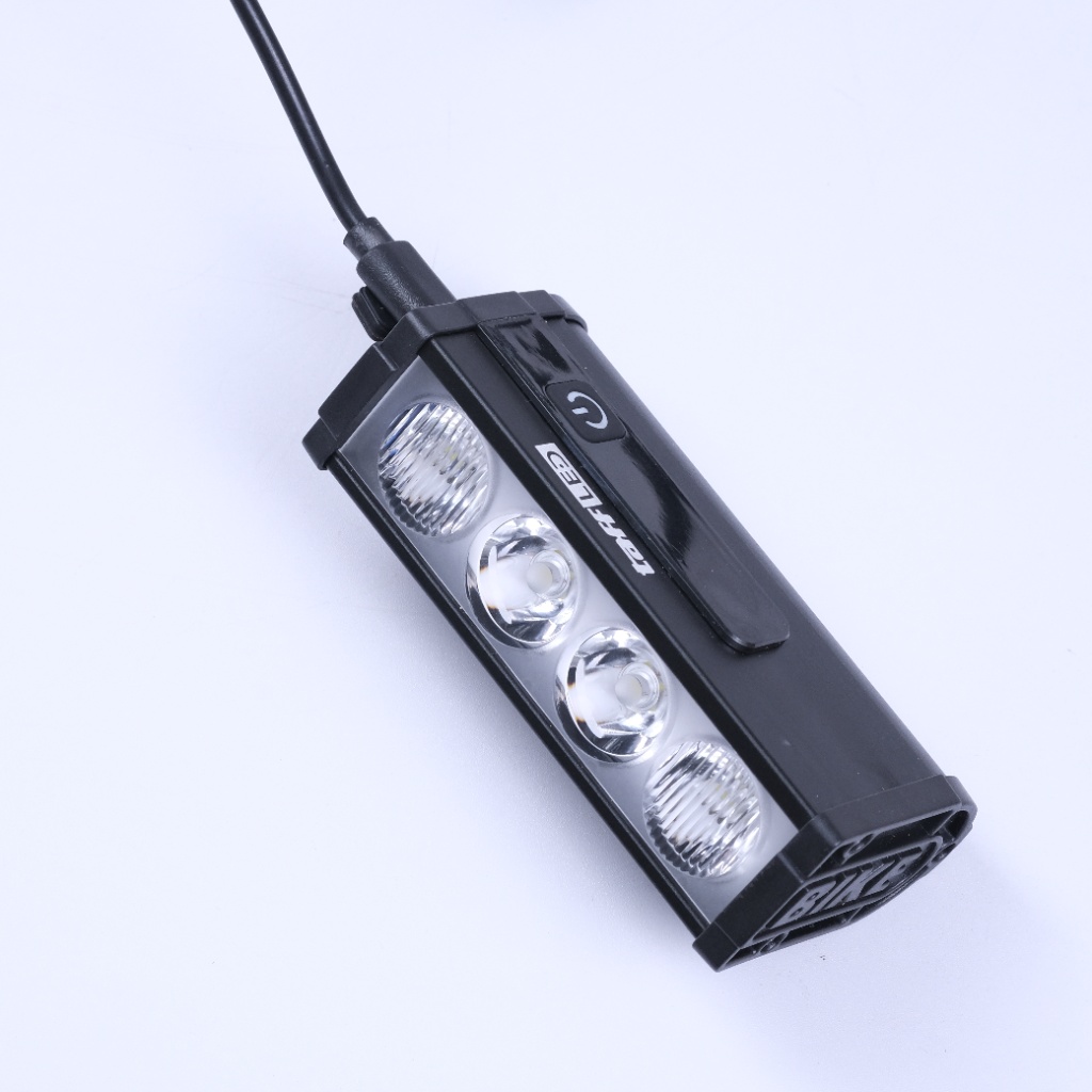 TaffLED Lampu Depan Sepeda LED Waterproof Rechargeable 3000 Lumens - LIG013 Gambar produk TaffLED Lampu Depan Sepeda LED Waterproof Rechargeable 3000 Lumens - LIG013 - 4
