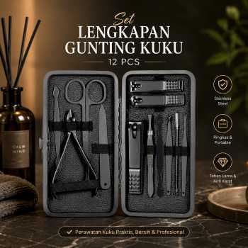 Biutte.co Set Perlengkapan Gunting Kuku Manicure Pedicure Nail Clipper - S0M020