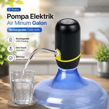 TaffHOME Pompa Elektrik Air Minum Galon Dispenser Rechargeable - K1