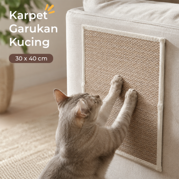 PUPPYSTAR Karpet Garukan Kucing Multifungsi Anti Gores Scratcher Mat - PP4
