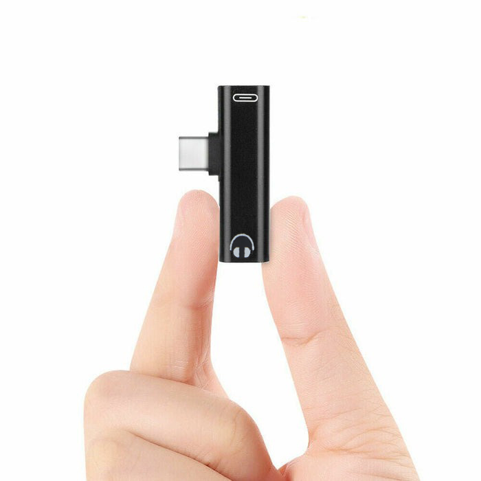 Gambar produk BAPSUS Splitter Audio OTG 2in1 Type C AUX 3.5 mm Jack to USB Type C - BP-21 - 2