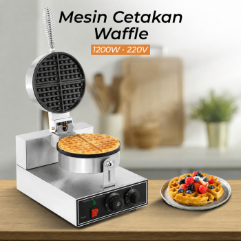 ABR Mesin Cetakan Waffle Single Head Double Sides Electric 1200W 220V - XC-HF-1