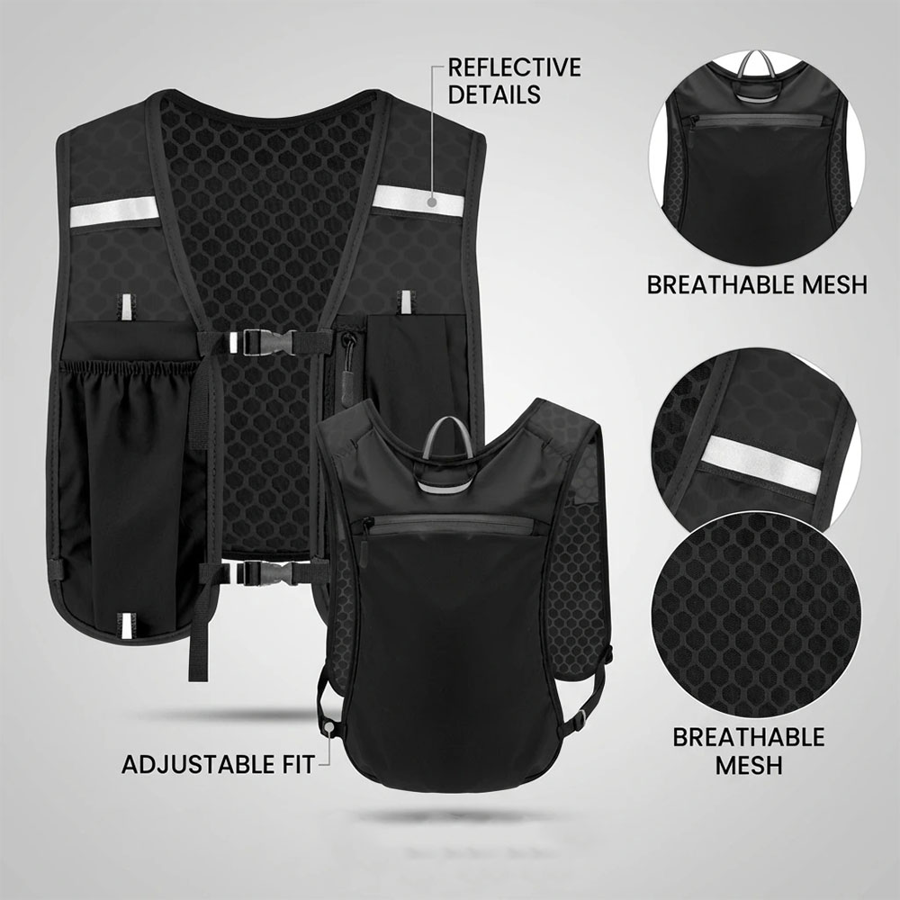MPP Running Vest Hydrovest Hydration Breathable Rompi Lari Outdoor - WP400 Gambar produk MPP Running Vest Hydrovest Hydration Breathable Rompi Lari Outdoor - WP400 - 1