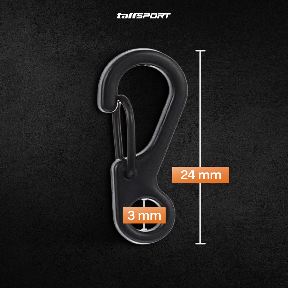 TaffSPORT Karabiner Mini Gantungan Kunci Keychain Hanging Buckle - AT10 Gambar produk TaffSPORT Karabiner Mini Gantungan Kunci Keychain Hanging Buckle - AT10 - 8