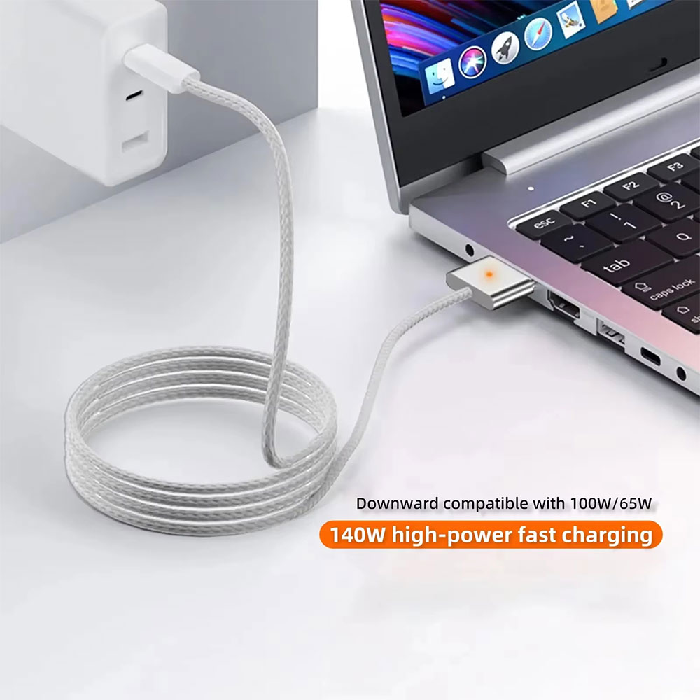 Gambar produk LISEN Kable Charger USB Type C to MagSafe 3 Fast Charging 140W 2M - AO50 - 5