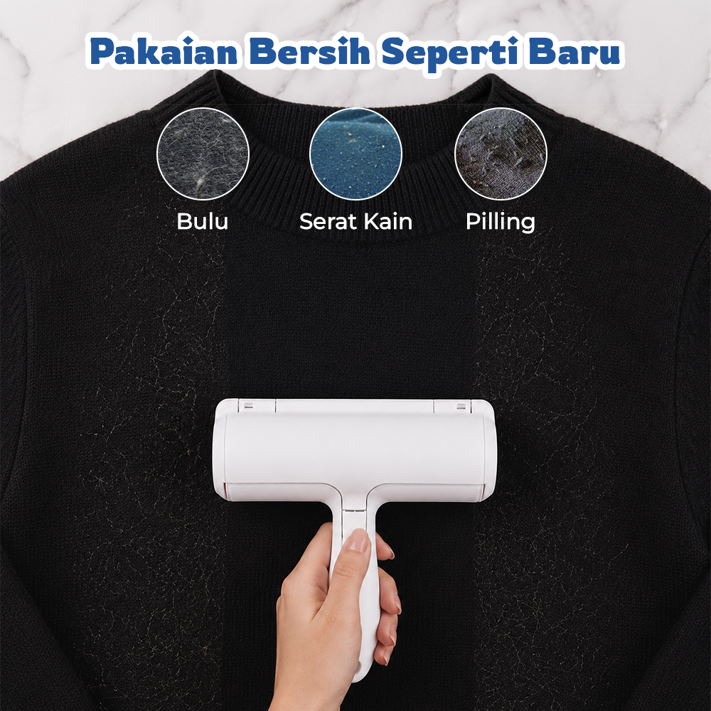 ANJETS Pembersih Bulu Kucing Anjing Roll Pet Hair Removal - AN-19 Gambar produk ANJETS Pembersih Bulu Kucing Anjing Roll Pet Hair Removal - AN-19 - 1