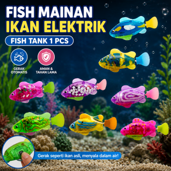 Robo Fish Mainan Ikan Elektrik Fish Tank 1 PCS - 8823-2