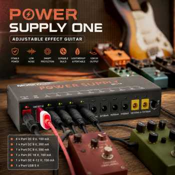 MOSKYAUDIO Power Supply One Adjustable Effect Guitar with USB - MPT-10