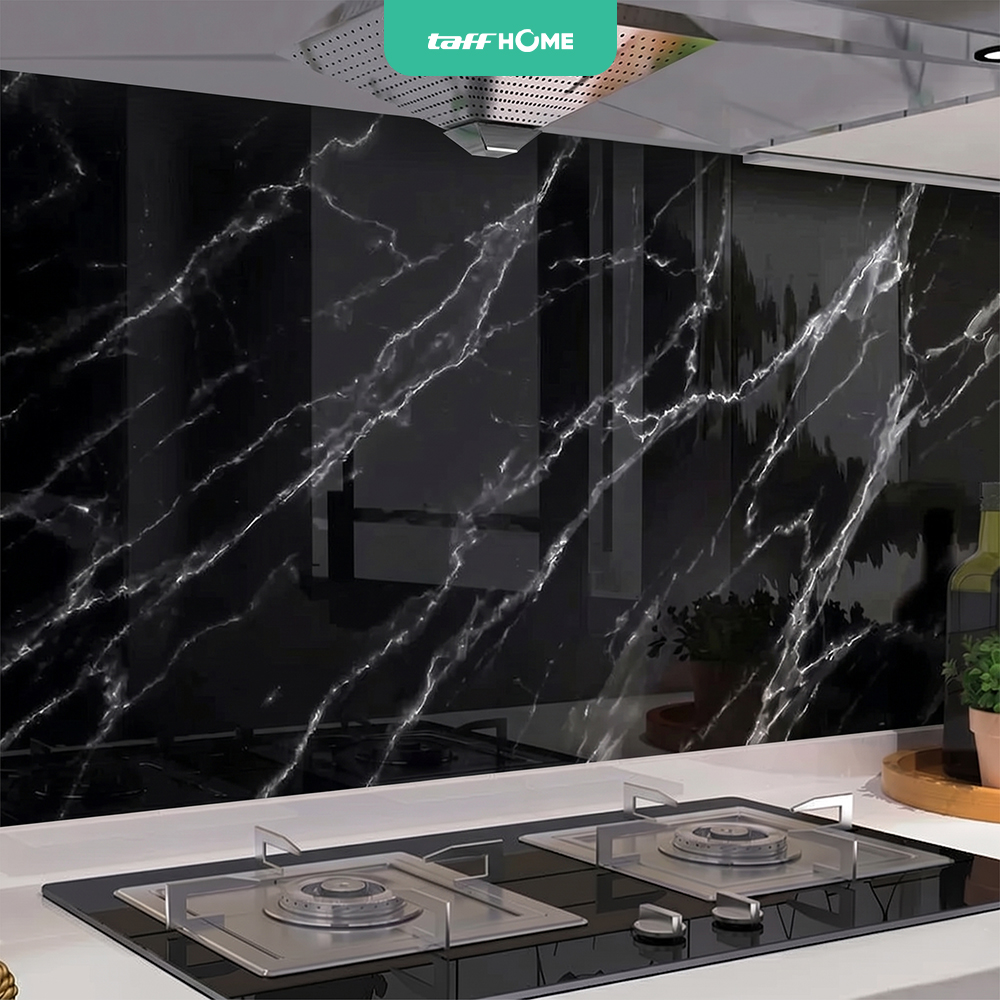 TaffHOME Sticker Wallpaper Meja Dinding Dapur Anti Minyak 200x60cm - WG60B Gambar produk TaffHOME Sticker Wallpaper Meja Dinding Dapur Anti Minyak 200x60cm - WG60B - 6