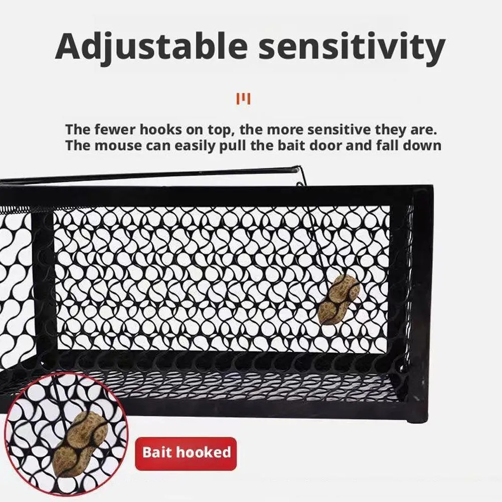 HOMEFI Jebakan Perangkap Tikus Kandang Besi Automatic Mousetrap - B-30 Gambar produk HOMEFI Jebakan Perangkap Tikus Kandang Besi Automatic Mousetrap - B-30 - 2