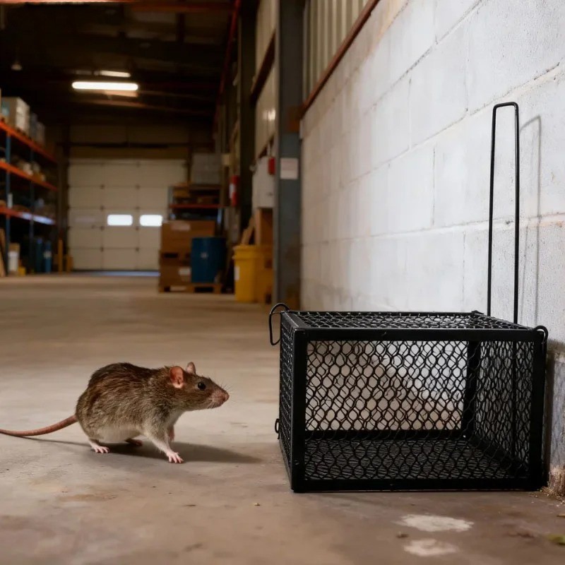 HOMEFI Jebakan Perangkap Tikus Kandang Besi Automatic Mousetrap - B-30 Gambar produk HOMEFI Jebakan Perangkap Tikus Kandang Besi Automatic Mousetrap - B-30 - 7