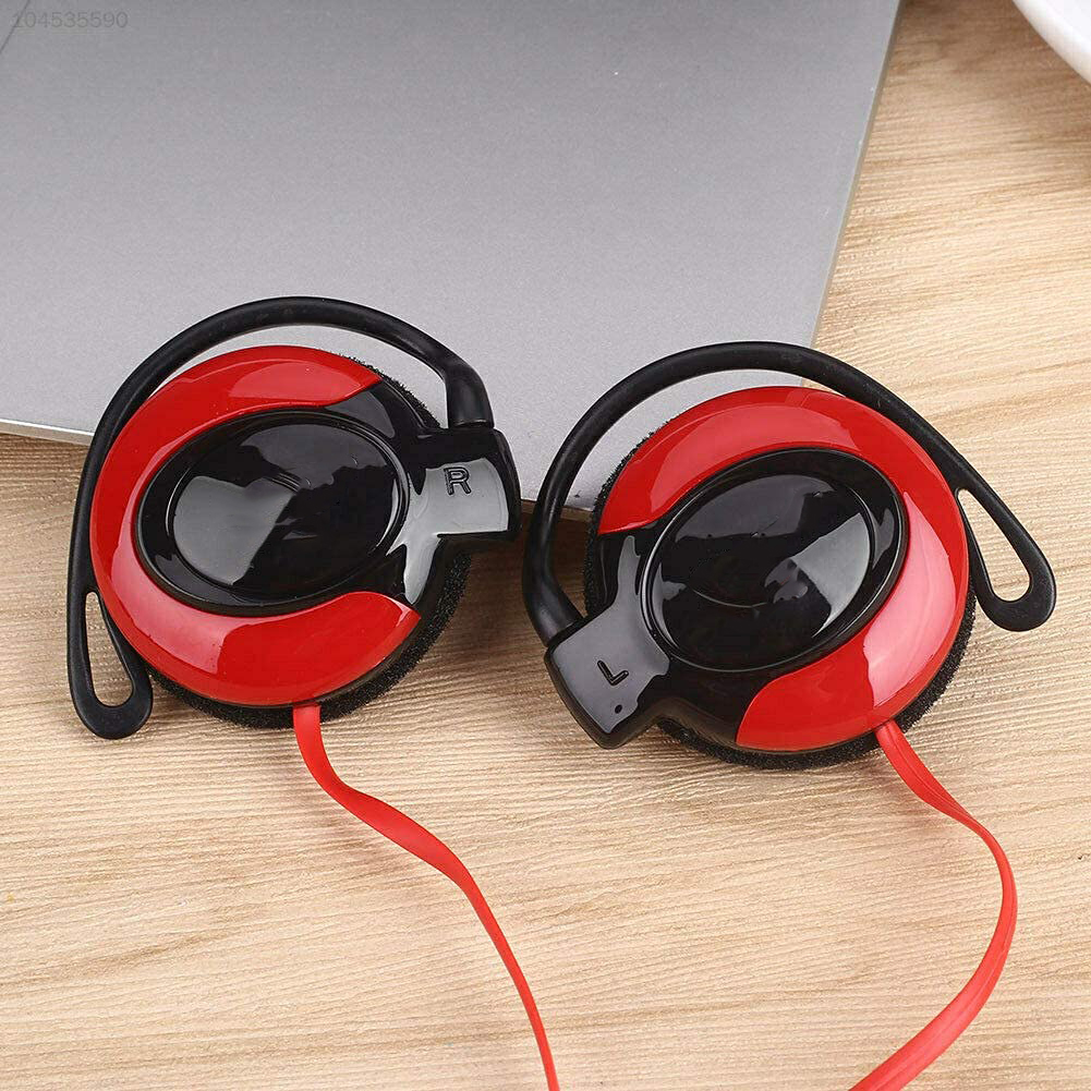Gambar produk Shini Headphone Kabel Microphone Earhook Clip-on Sporty Jack 3.5mm - SN360 - 7