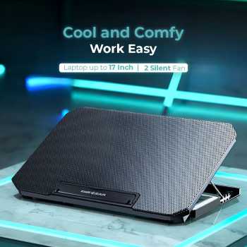 TaffGEAR Cooling Pad Laptop Kipas Pendingin 2 Fan with Knob Speed - Q100