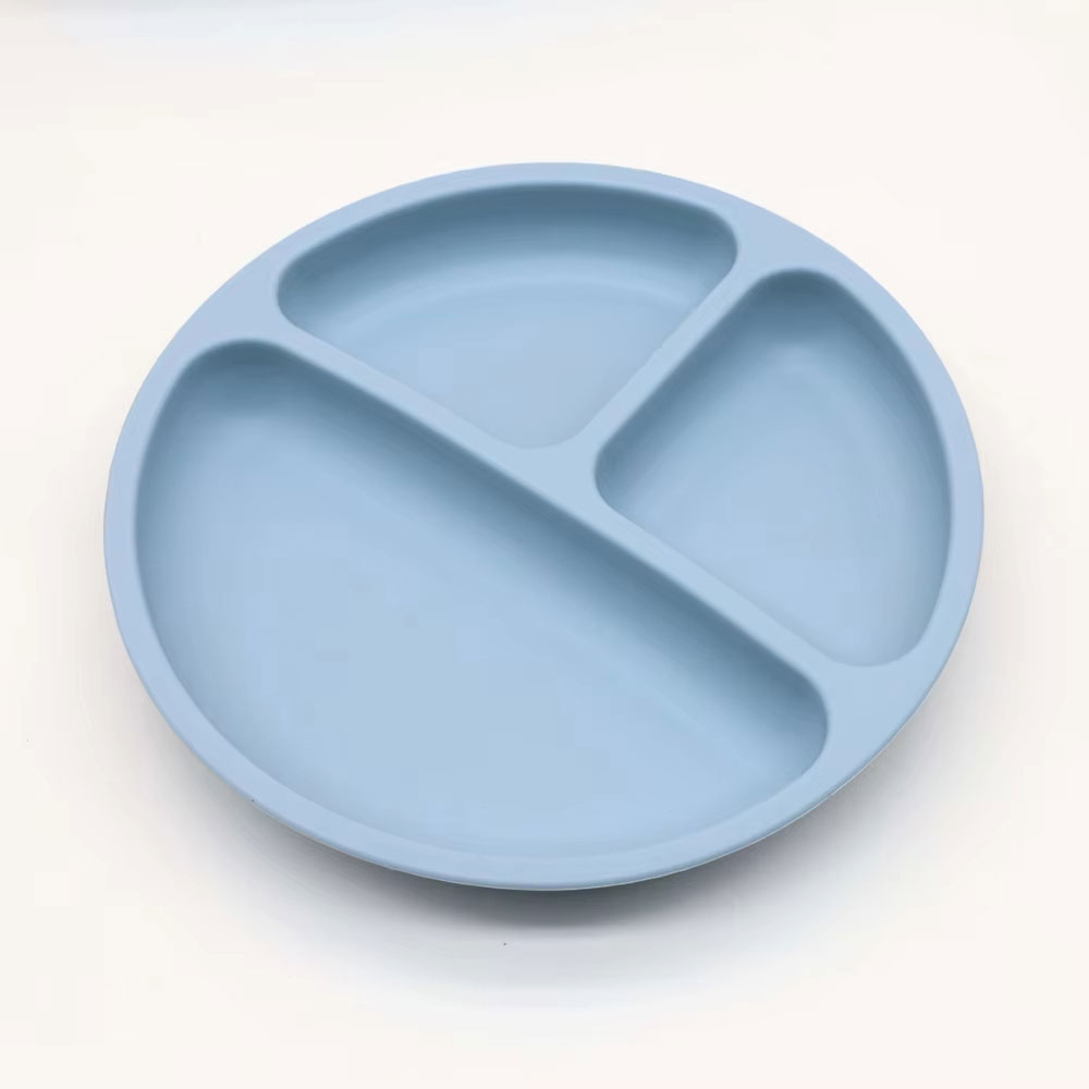 We Piring Silikon Bayi Anti Slip Alat Makan Silikon Baby Plate Suction - SGEE15 Gambar produk We Piring Silikon Bayi Anti Slip Alat Makan Silikon Baby Plate Suction - SGEE15 - 6