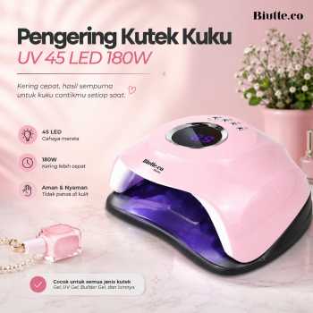 Gambar produk Biutte.co Pengering Kutek Kuku UV LED Nail Dryer 45LED 180W - SUN-M3
