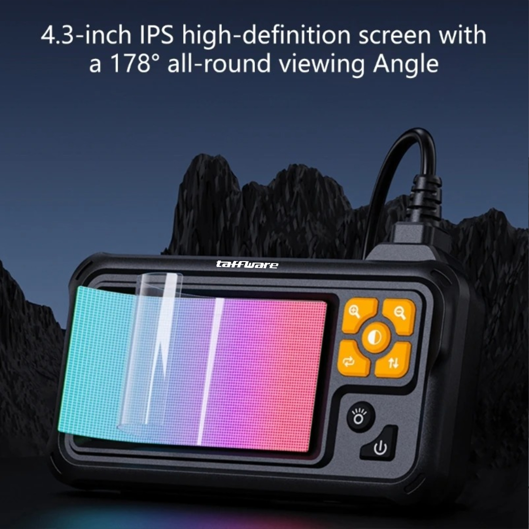 Taffware Kamera Endoskop Industrial Borescope 4.3 Inch IP67 2000mAh 5M - P100 Gambar produk Taffware Kamera Endoskop Industrial Borescope 4.3 Inch IP67 2000mAh 5M - P100 - 2