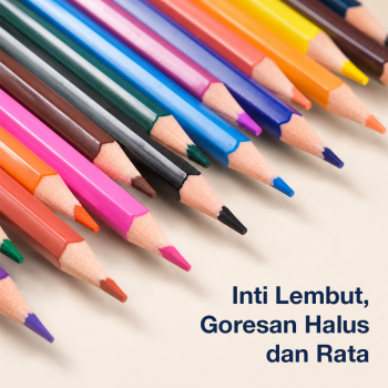 Gambar produk WEBOW Pensil Warna Color Pencils Drawing Painting 24 PCS/Set - XP024 - 2