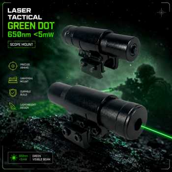 SNOKEY Laser Tactical Green Dot Scope Mount Rechargeable with Remote - SN-802