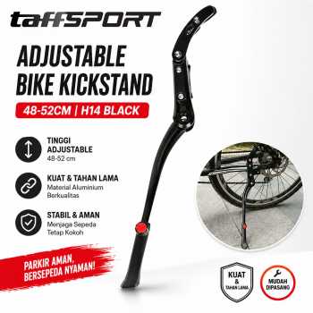 TaffSPORT Standar Sepeda Samping Adjustable Bike Kickstand 48-52cm - H14