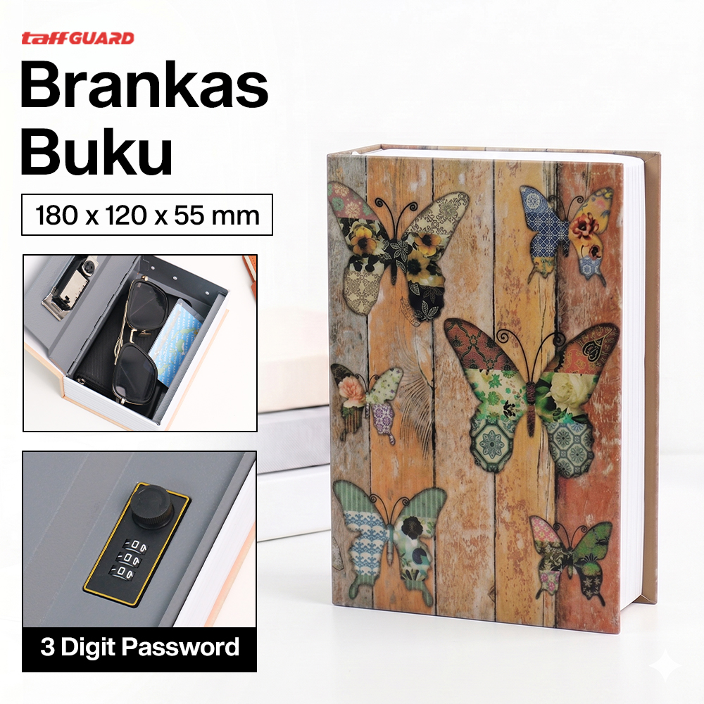 TaffGUARD Brankas Buku Novel Password Hidden Safe Box Size S - KB-20P Gambar produk TaffGUARD Brankas Buku Novel Password Hidden Safe Box Size S - KB-20P - Utama