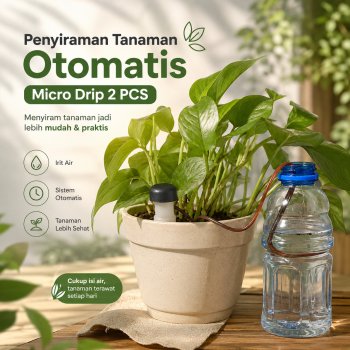 Gambar produk LifeTime Garden Alat Penyiraman Tanaman Otomatis Micro Drip 2 PCS - 95109