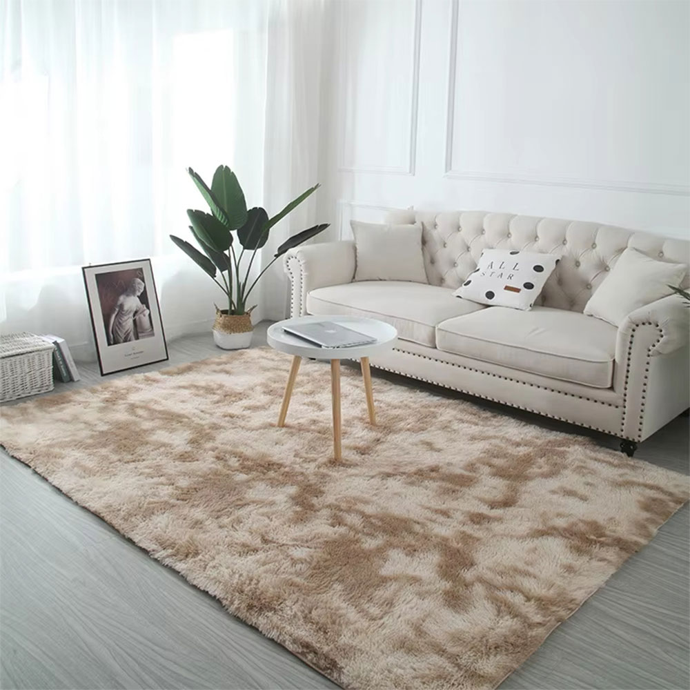 TaffHOME Karpet Matras Bulu PVC Non-Slip Living Room Soft Tie Die 140x200cm - DE2020 Gambar produk TaffHOME Karpet Matras Bulu PVC Non-Slip Living Room Soft Tie Die 140x200cm - DE2020 - 2