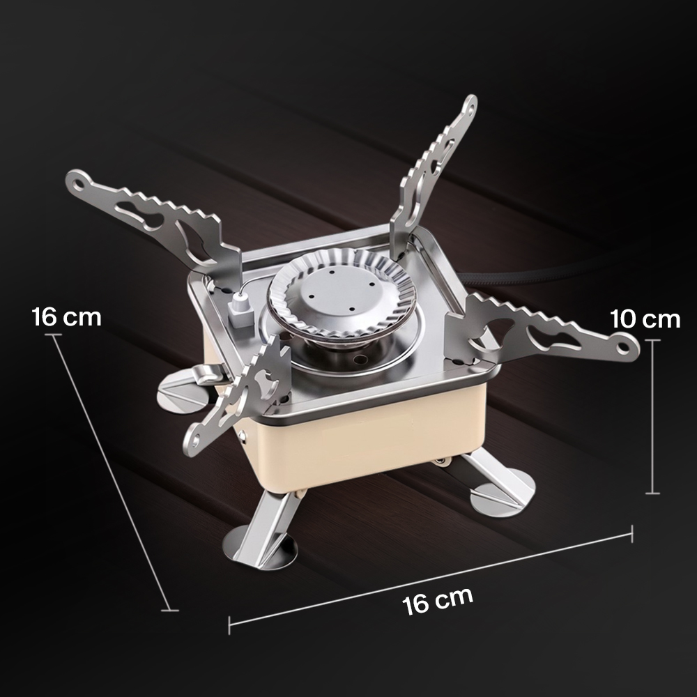 KOVAB Kompor Gas Portable Lipat Outdoor Ultralight Camping Stove - K-202 Gambar produk KOVAB Kompor Gas Portable Lipat Outdoor Ultralight Camping Stove - K-202 - 7