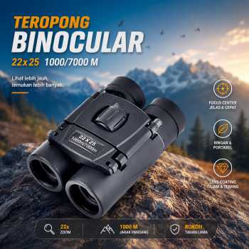 Gambar produk ARSSON Teropong Binocular Outdoor Magnification 22x25 Waterproof - PMT
