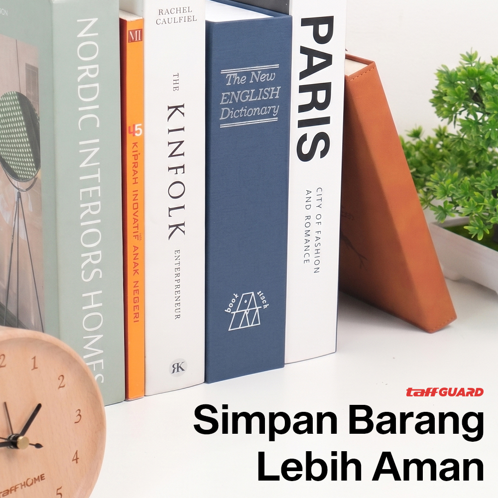 TaffGUARD Brankas Buku Kamus Kunci Manual Anti Maling Hidden Safe Box Sedang - KB-10L Gambar produk TaffGUARD Brankas Buku Kamus Kunci Manual Anti Maling Hidden Safe Box Sedang - KB-10L - 1
