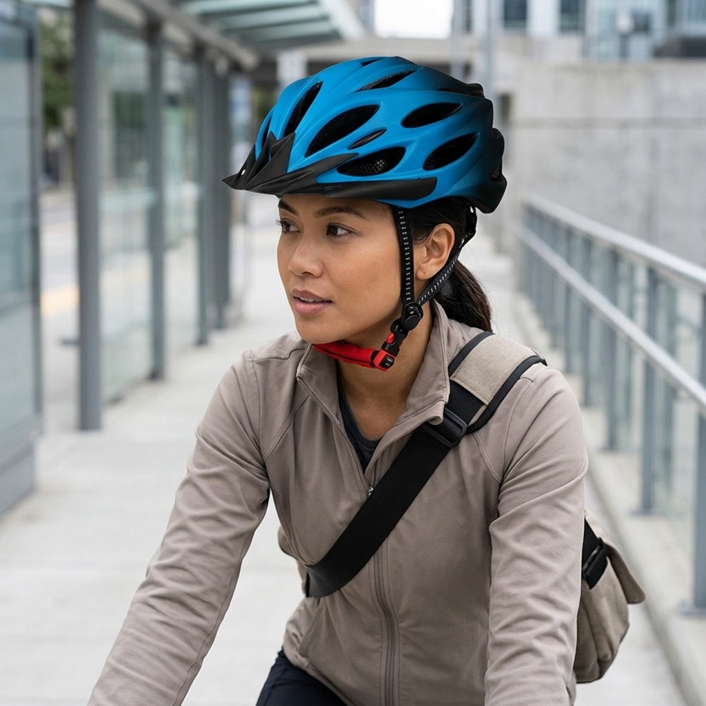 BIKEBOY Helm Sepeda MTB Scooter Tail Light Bicycle Helmet 16 Air Vent - X20 Gambar produk BIKEBOY Helm Sepeda MTB Scooter Tail Light Bicycle Helmet 16 Air Vent - X20 - 4