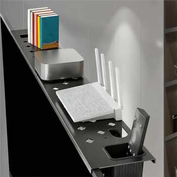 Gambar produk BEISHI Rak Atas TV Top Shelf Stand Cold Rolled Steel Frame Adjustable - A25F