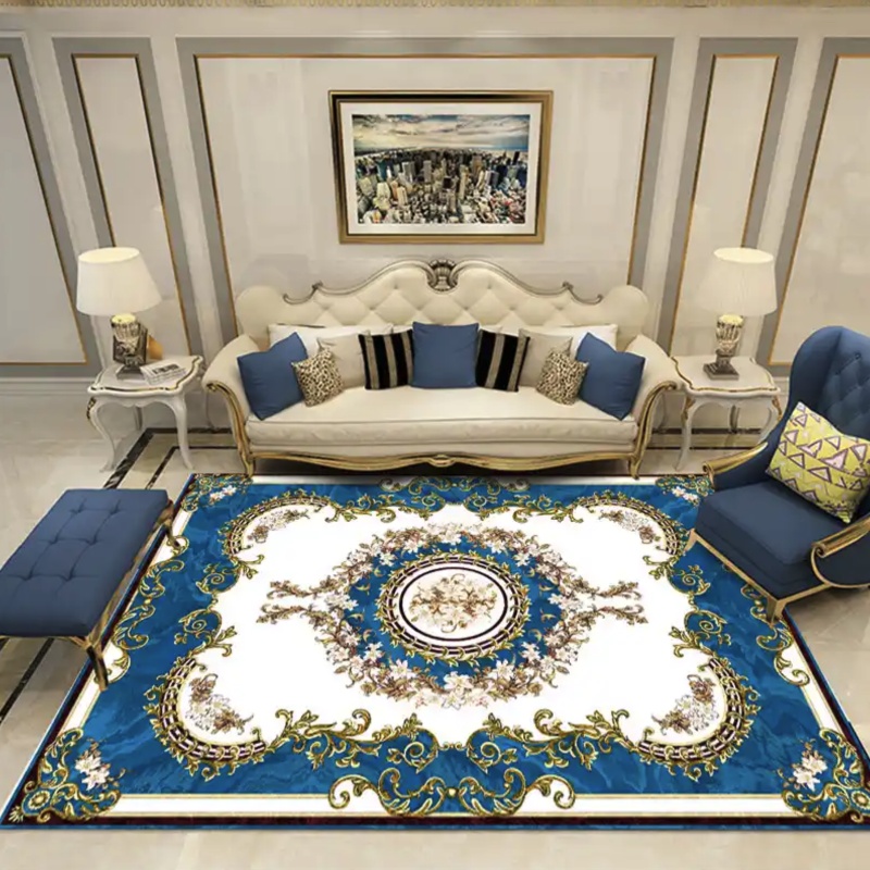 TaffHOME Karpet Lantai Permadani Persian Pattern Polyester 1.4x2M - BQ100 Gambar produk TaffHOME Karpet Lantai Permadani Persian Pattern Polyester 1.4x2M - BQ100 - 4