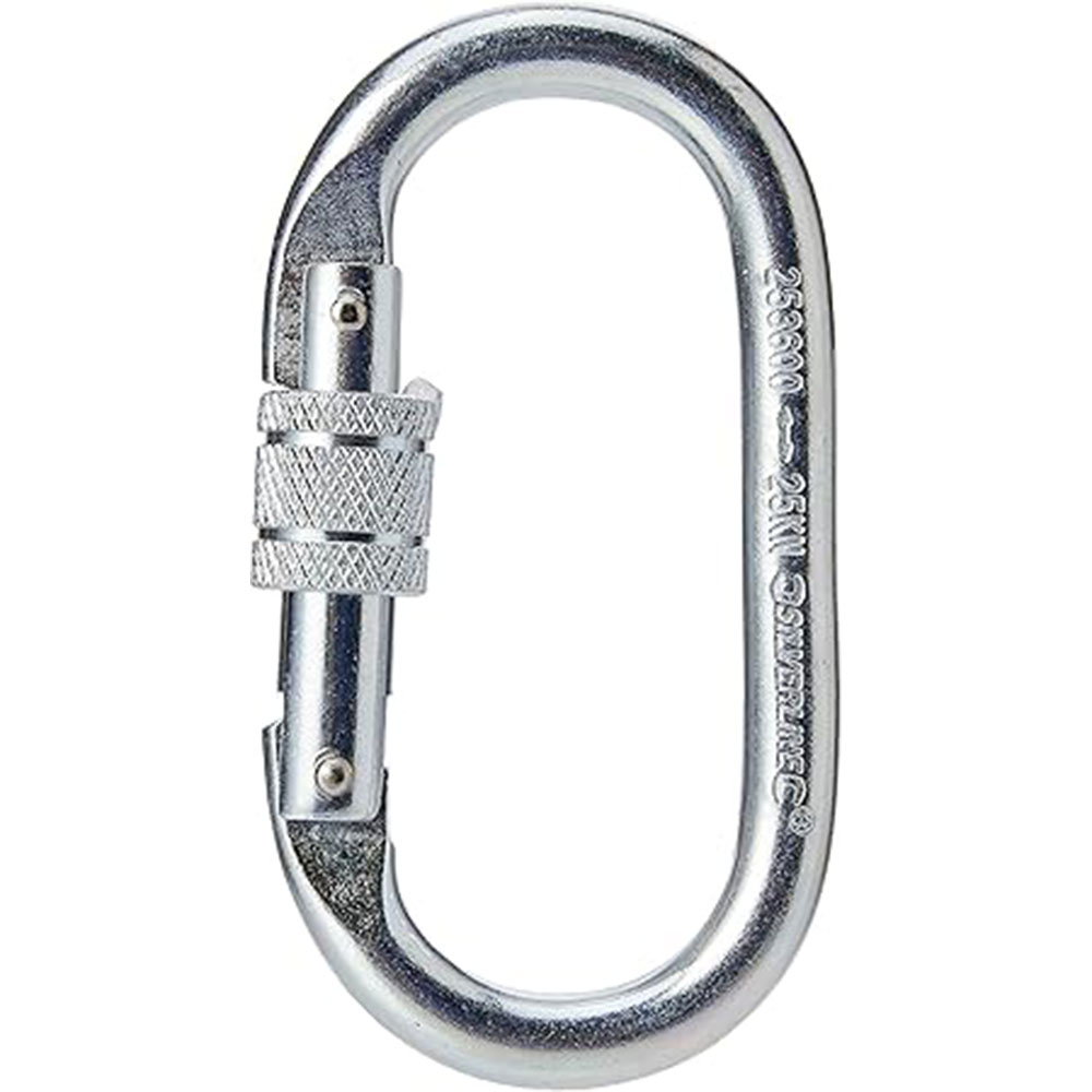 Gambar produk BYANG Gantungan Carabiner Panjat Tebing O Type Oval Alloy Steel 25kN - Y30 - Kemasan