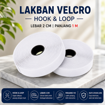 HAFINE Lakban Velcro Hook and Loop Magic Nylon Sticker - ZNK110