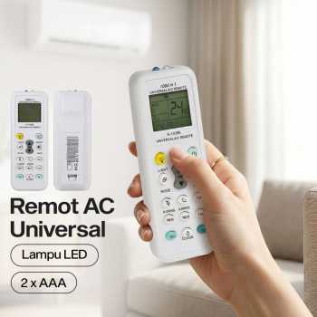 Remot AC Universal Remote Controller Air Conditioner with LED Light - K-1028E