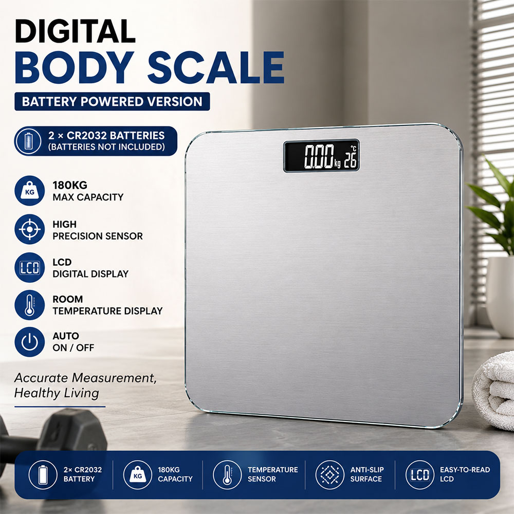 Taffware Digipounds Timbangan Badan Digital Scale LCD Display 180kg Battery - SC-15 Gambar produk Taffware Digipounds Timbangan Badan Digital Scale LCD Display 180kg Battery - SC-15 - Utama