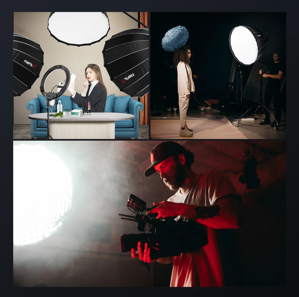 Tolifo Softbox Parabolik Honeycomb Quick Released 90cm - LKP-90 PRO Gambar produk Tolifo Softbox Parabolik Honeycomb Quick Released 90cm - LKP-90 PRO - 6