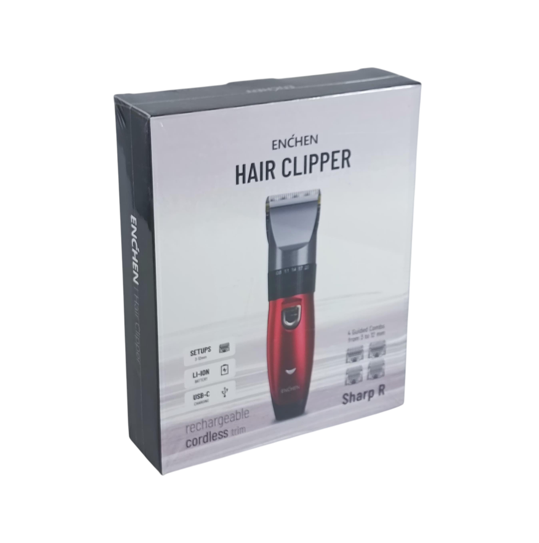ENCHEN Alat Cukur Elektrik Hair Clipper Trimmer Ceramic Rechargerable - Sharp-R Gambar produk ENCHEN Alat Cukur Elektrik Hair Clipper Trimmer Ceramic Rechargerable - Sharp-R - Kemasan