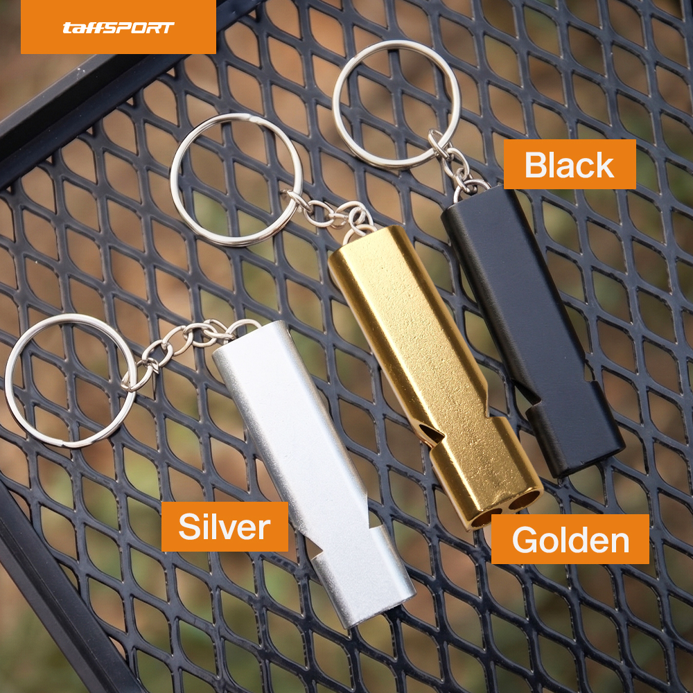 TaffSPORT Gantungan Kunci Peluit Aluminium Outdoor Whistle - Z648 Gambar produk TaffSPORT Gantungan Kunci Peluit Aluminium Outdoor Whistle - Z648 - 7