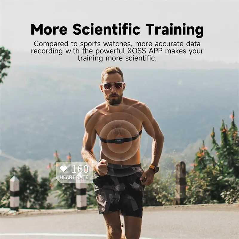 XOSS Heart Rate Monitor Chest Strap Sensor Jantung Bluetooth ANT IP67 - X2 Gambar produk XOSS Heart Rate Monitor Chest Strap Sensor Jantung Bluetooth ANT IP67 - X2 - 1