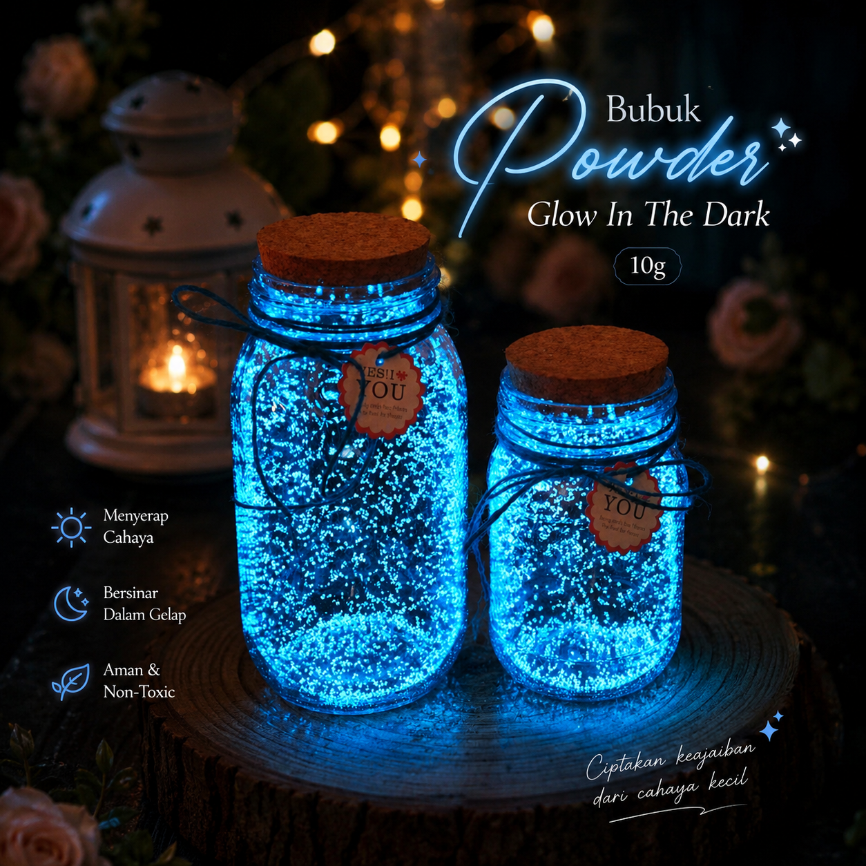 Gambar produk TTNIGHT Bubuk Powder Glow In The Dark Party Decoration 10g - T01 - Utama