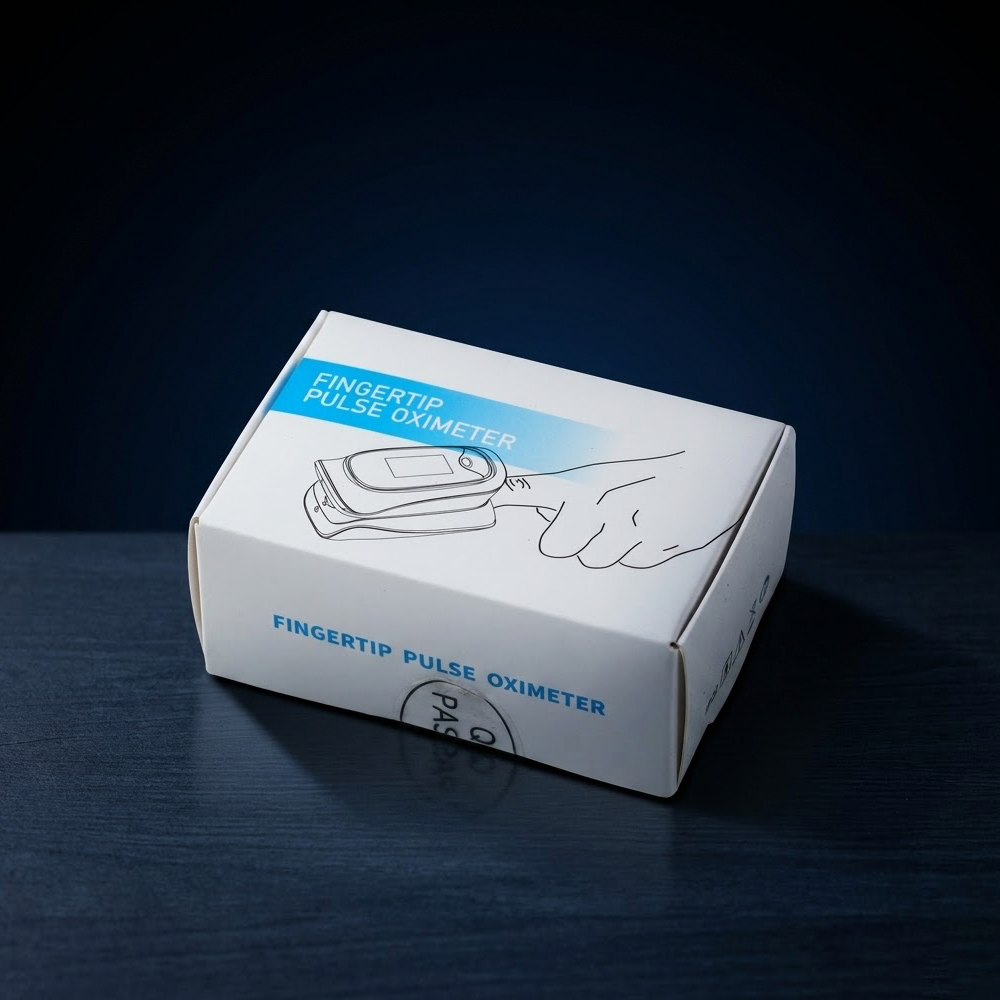 TaffOmicron Fingertip Pulse Oximeter Alat Ukur Saturasi Oksigen Darah - YK-81C Gambar produk TaffOmicron Fingertip Pulse Oximeter Alat Ukur Saturasi Oksigen Darah - YK-81C - Kemasan